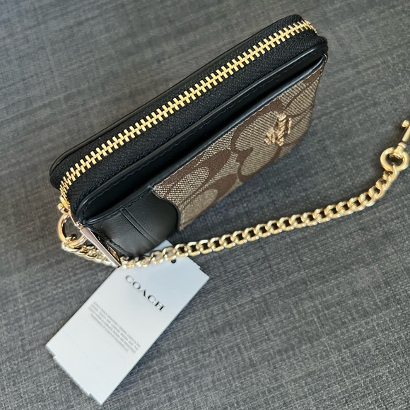 NWT COACH SIGNATURE ZIP ID & CREDIT CARD HOLDER - Picture 3 of 7